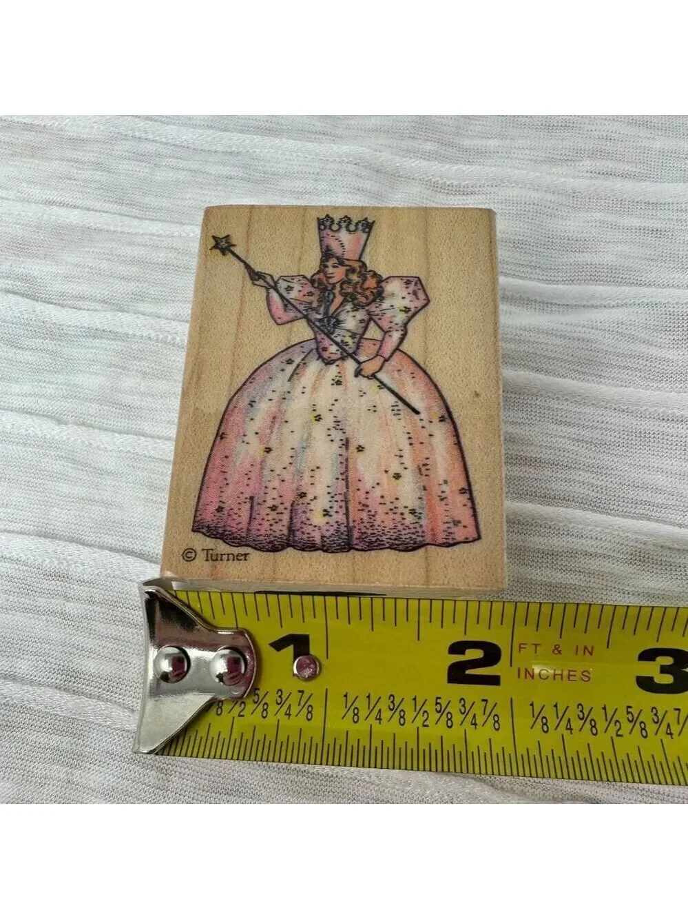 Glinda Wizard Of Oz Rubber Stamp Wood Mount 806E All Night Media Turner